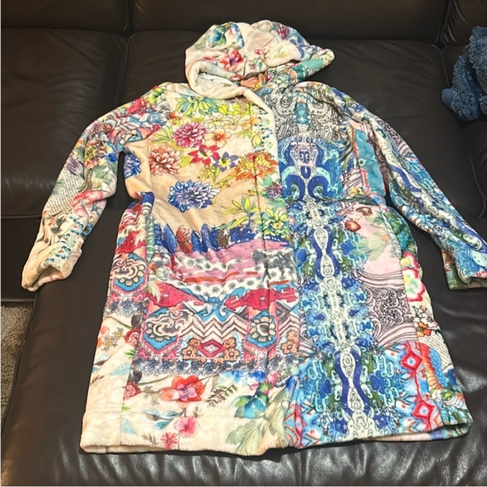 Johnny Was Multicolor Dreamer Sherpa Jacket - Picture 3 of 11